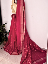 Rani Chanderi saree