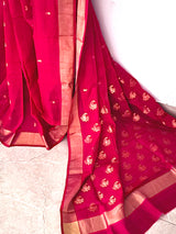 Rani Chanderi saree