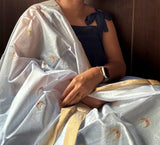 Chaand Dupatta -Silver