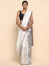 Silver Lining Pure Silk Chanderi Saree Chowdhrain Saree 7770.00 Chowdhrain