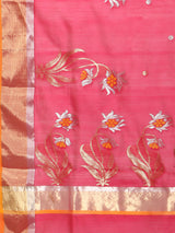 Sapphire and Ruby Chanderi Silk Saree Chowdhrain saree 12500.00 Chowdhrain