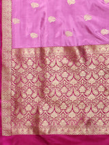Just Muave - Handwoven Banarasi Silk Saree