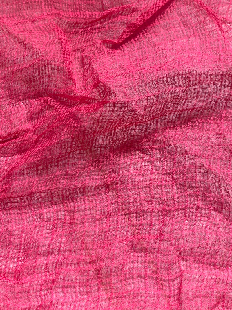 Rooh - Kota Doria Saree in Pink