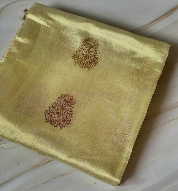 Lime - Chanderi Silk Duppatta