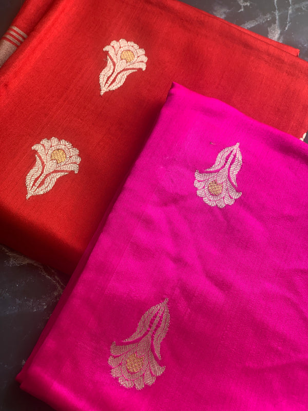 Chanderi 2 Designer Festive Wear Chanderi Dress Materials Collection:  Textilecatalog
