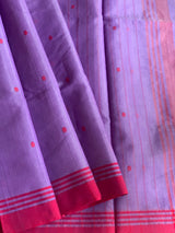 Purple Red Chanderi Cotton Saree Chowdhrain Saree 2400.00 Chowdhrain