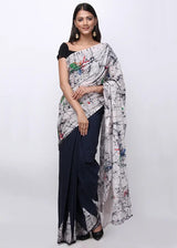 Butterfly mul cotton saree