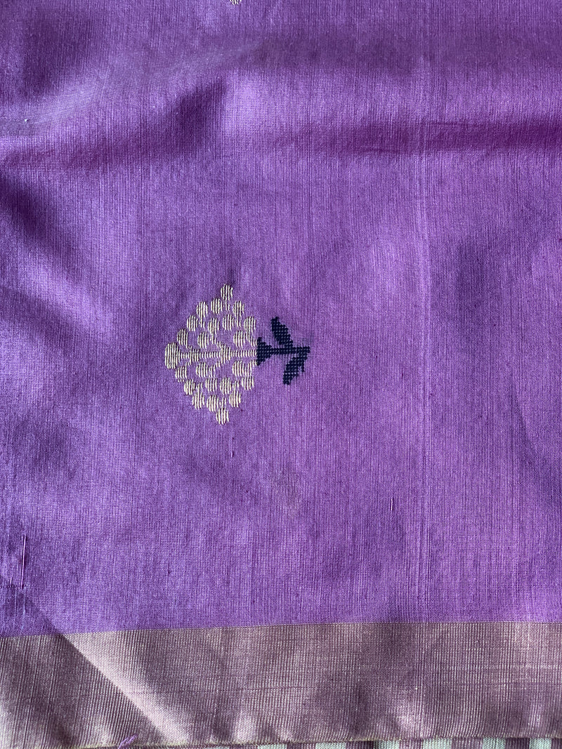 Purple Tree - Handloom Chanderi Dress Material